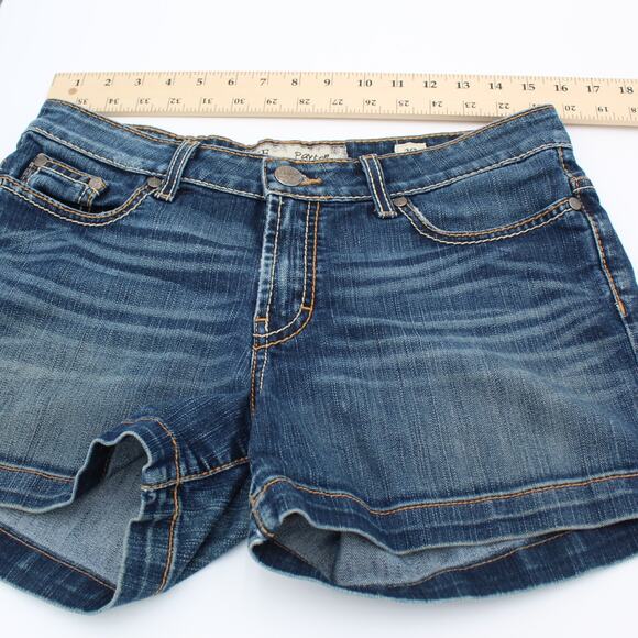 BKE Payton Y2K Denim Shorts Womens Size 29 Jean Stretch Summer Casual - Picture 3 of 8